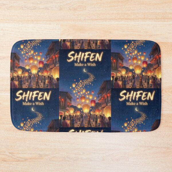 Item preview, Shifen Old Street Sky Lanterns - Make a Wish Taiwan Art designed and sold by Digital Dreams Arts.