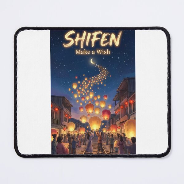 Item preview, Shifen Old Street Sky Lanterns - Make a Wish Taiwan Art designed and sold by Digital Dreams Arts.