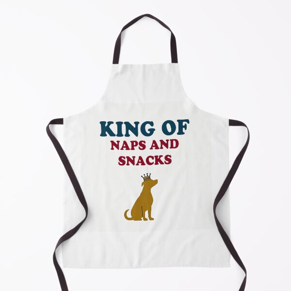 Item preview, King of Naps and Snacks – Funny Crowned Dog Illustration designed and sold by civotajim.