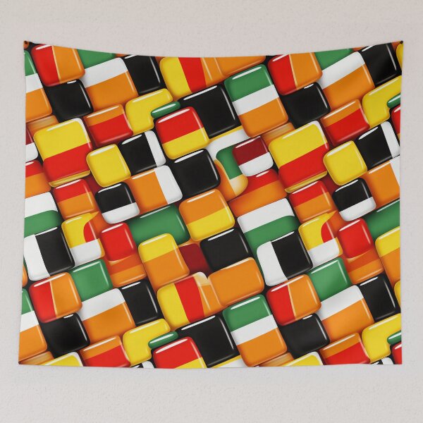 Item preview, Geometric design, colorful lines, curves, and surfaces designed and sold by G-M-Designs.