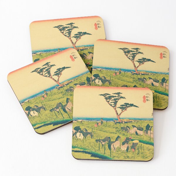 Item preview, Vintage Japanese Horse Market | Rustic Farmhouse & Equestrian Art designed and sold by Open Canvas.