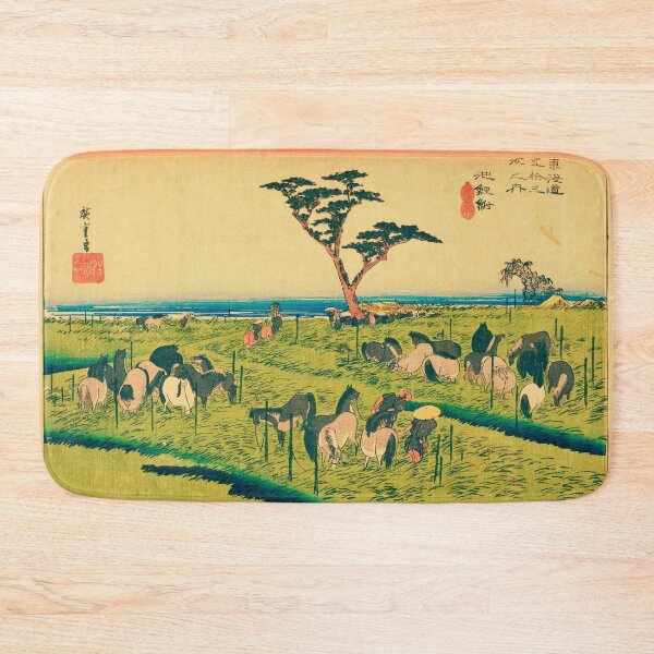 Item preview, Vintage Japanese Horse Market | Rustic Farmhouse & Equestrian Art designed and sold by Open Canvas.