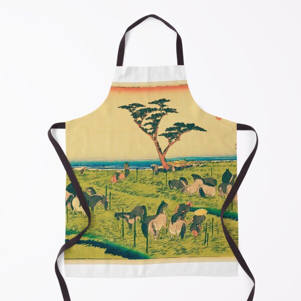 Item preview, Vintage Japanese Horse Market | Rustic Farmhouse & Equestrian Art designed and sold by Open Canvas.