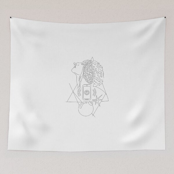 Item preview, Mind Over Machine Tattoo Line Art designed and sold by Color for Balance .