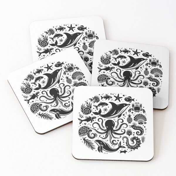 Item preview, Ocean Animals Sea Life Collection designed and sold by Oniyasha.