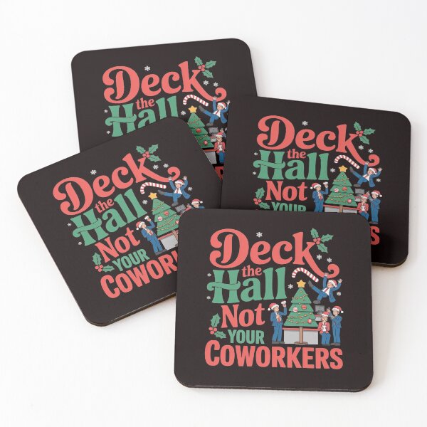 Item preview, Deck the Hall Not Your Coworkers – Funny Christmas Office Saying designed and sold by Redgiant87x.
