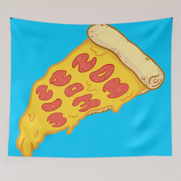 Item preview, NOM NOM NOM PIZZA designed and sold by Ian Fleming Design.