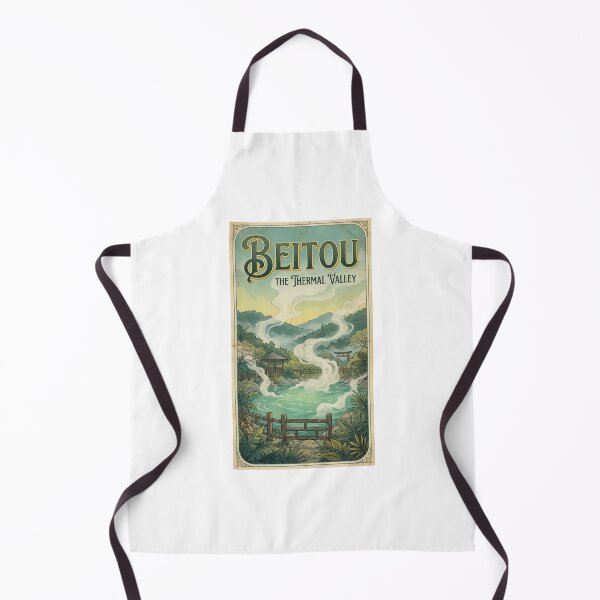 Item preview, Beitou Thermal Valley - Taiwan Vintage Hot Spring Travel Poster designed and sold by Digital Dreams Arts.
