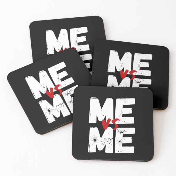 Item preview, ME vs ME – Inner Battle Grunge Typography designed and sold by Ahmed-G-Designs.