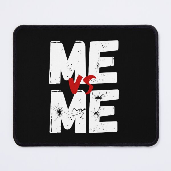 Item preview, ME vs ME – Inner Battle Grunge Typography designed and sold by Ahmed-G-Designs.