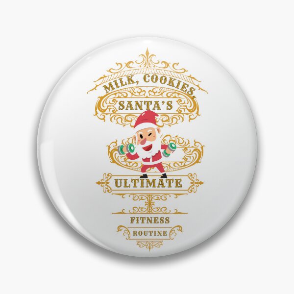 Item preview, Santa’s Workout Plan, Milk, Cookies, Repeat designed and sold by Stylecart.