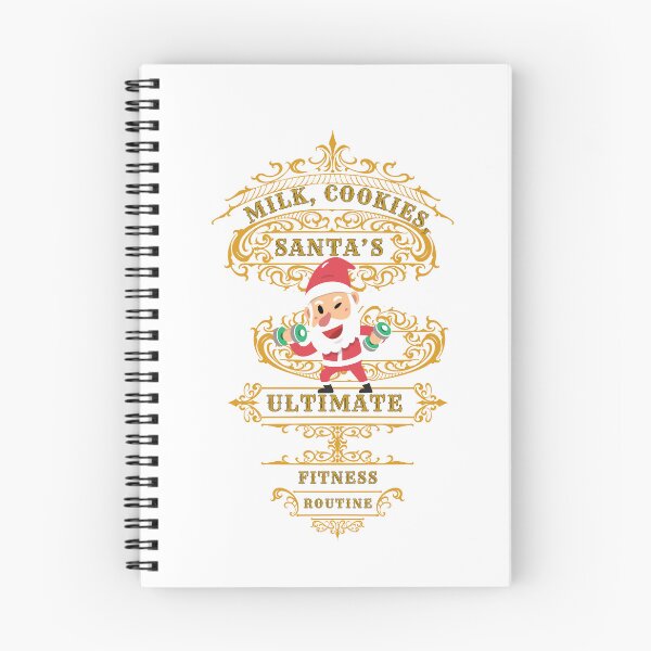 Item preview, Santa’s Workout Plan, Milk, Cookies, Repeat designed and sold by Stylecart.