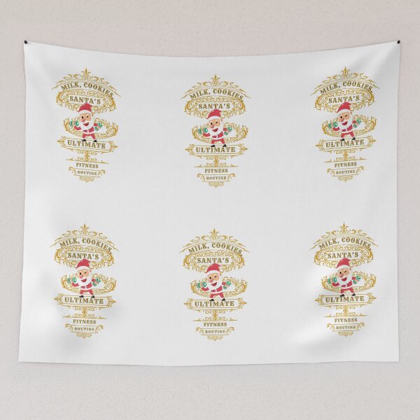 Item preview, Santa’s Workout Plan, Milk, Cookies, Repeat designed and sold by Stylecart.