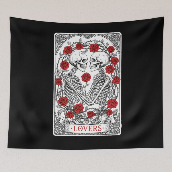 Item preview, The Lovers Skeleton Tarot – Gothic Valentine designed and sold by ARTReMi.