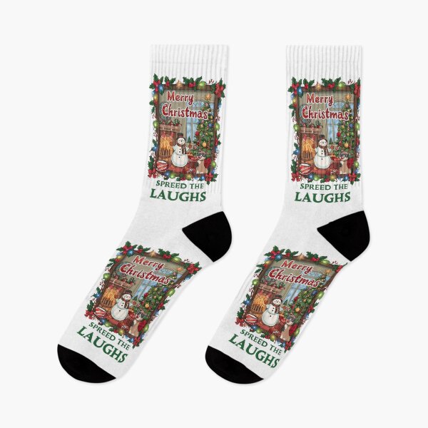 Item preview, Funny Merry Christmas Spread the Laughs Design designed and sold by Jocamedahub.