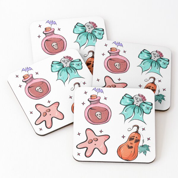 Item preview, Cute Halloween cliparts in funny cartoon design designed and sold by JuKoArt.