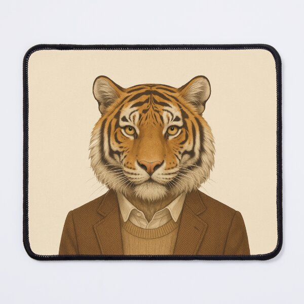 Item preview, THE THOUGHTFUL TIGER designed and sold by TheWonkyEaselCo.