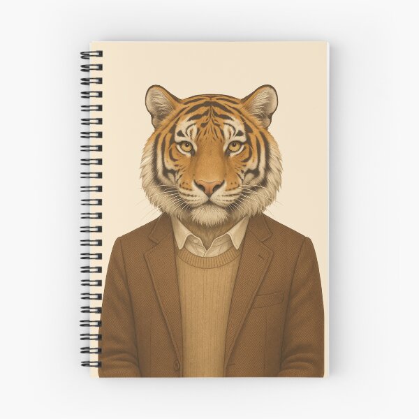 Item preview, THE THOUGHTFUL TIGER designed and sold by TheWonkyEaselCo.