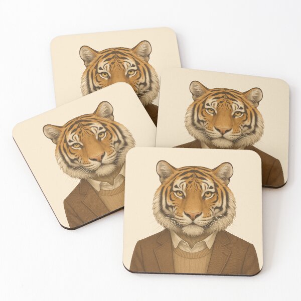 Item preview, THE THOUGHTFUL TIGER designed and sold by TheWonkyEaselCo.