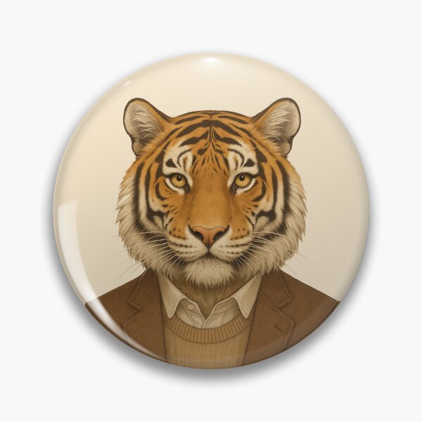 Item preview, THE THOUGHTFUL TIGER designed and sold by TheWonkyEaselCo.