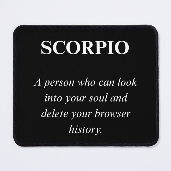 Item preview, Funny Scorpio Definition - Sarcastic Zodiac Typography designed and sold by JonyDG.