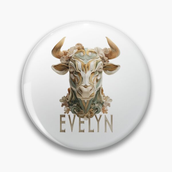 Item preview, Evelyn, the Taurus Celestial Bull designed and sold by AlexLineArt.