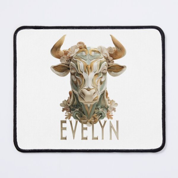 Item preview, Evelyn, the Taurus Celestial Bull designed and sold by AlexLineArt.