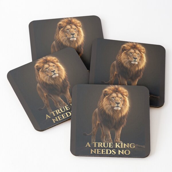 Item preview, Lion Motivation Quote Wall Art - King designed and sold by VijeetStudio.