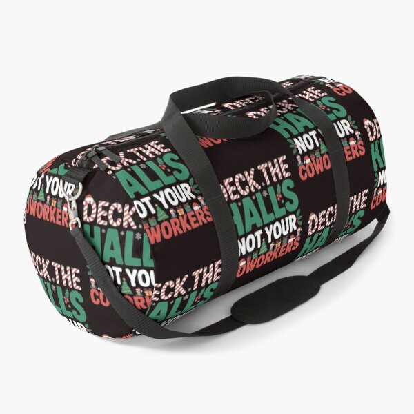 Item preview, Deck the Hall Not Your Coworkers – Funny Workplace Holiday Quote designed and sold by Redgiant87x.