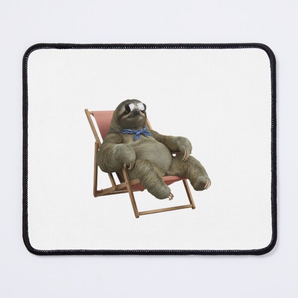 Item preview, Sloth tropical summer funny meme cute kawaii chill designed and sold by CheeseBlueprint.