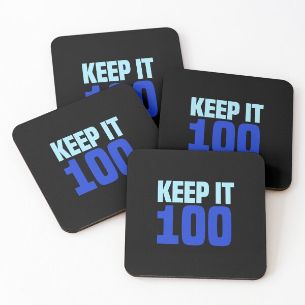 Item preview, Keep it 100, Blue designed and sold by Memes N Lore .