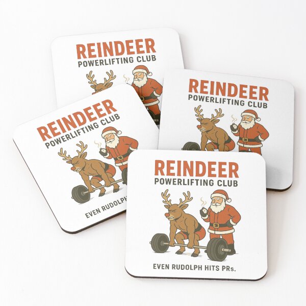 Item preview, REINDEER POWERLIFTING CLUB designed and sold by Motivive.