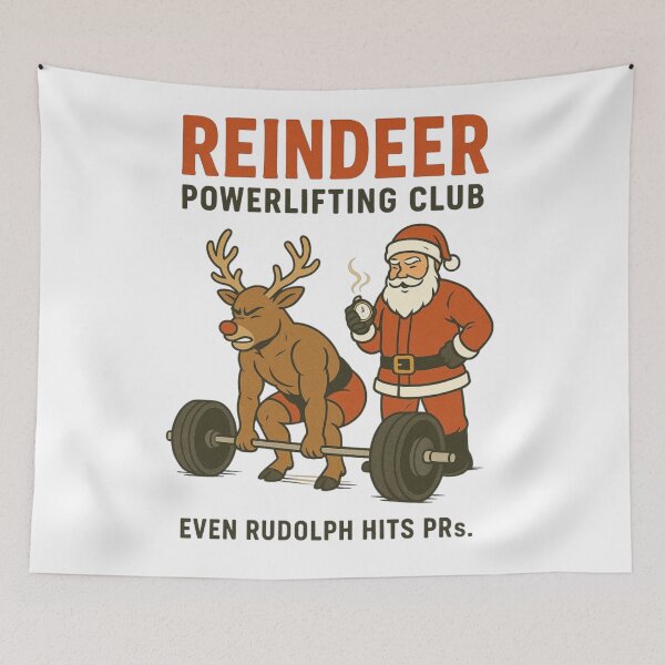 Item preview, REINDEER POWERLIFTING CLUB designed and sold by Motivive.