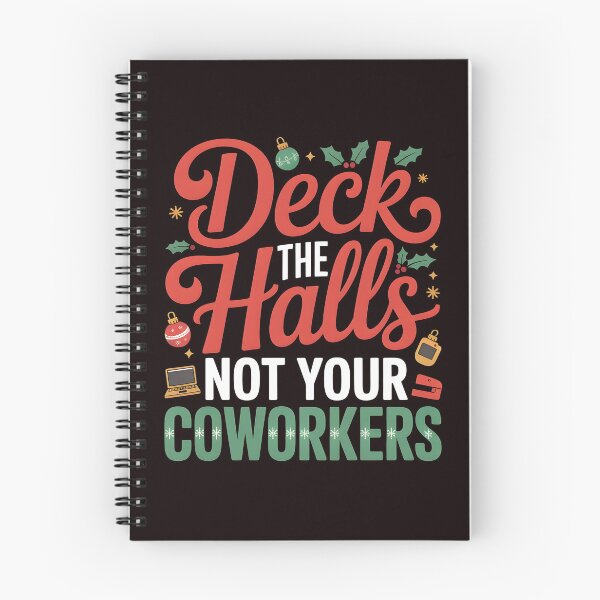 Item preview, Deck the Hall Not Your Coworkers – Sarcastic Office Christmas Humor designed and sold by Redgiant87x.