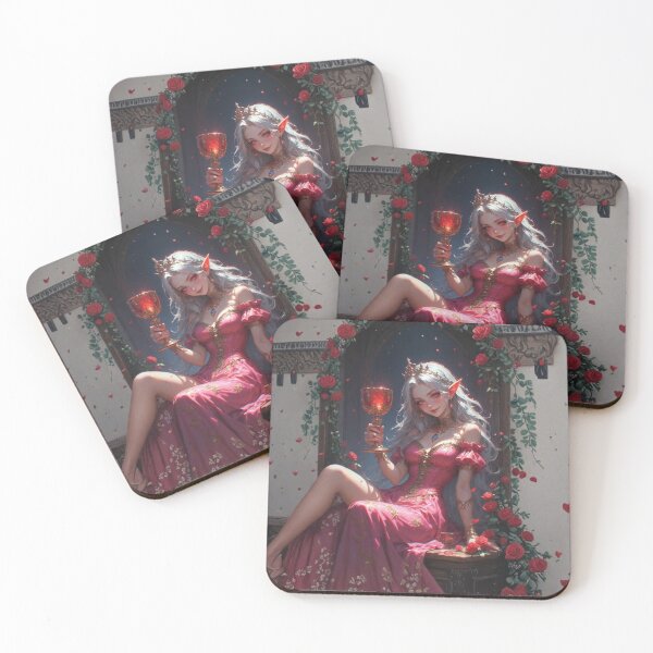 Item preview, Elven Rose Queen with Crimson Chalice designed and sold by RED-MOUSE.
