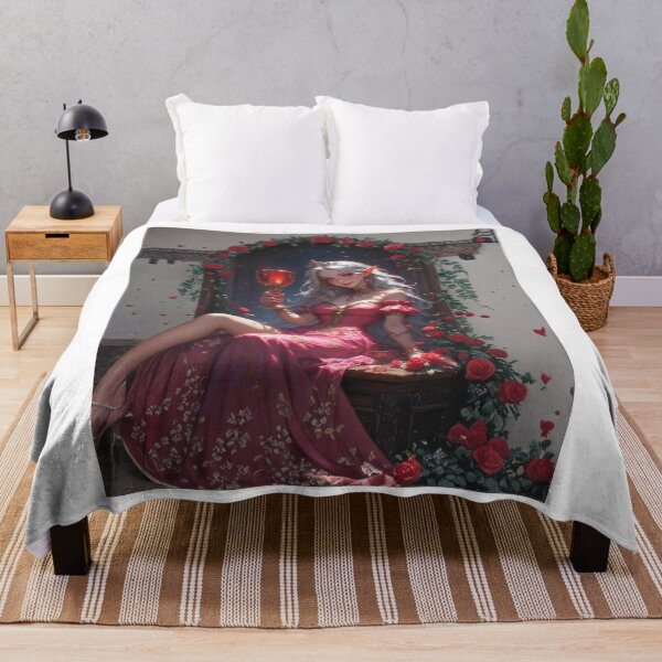 Item preview, Elven Rose Queen with Crimson Chalice designed and sold by RED-MOUSE.