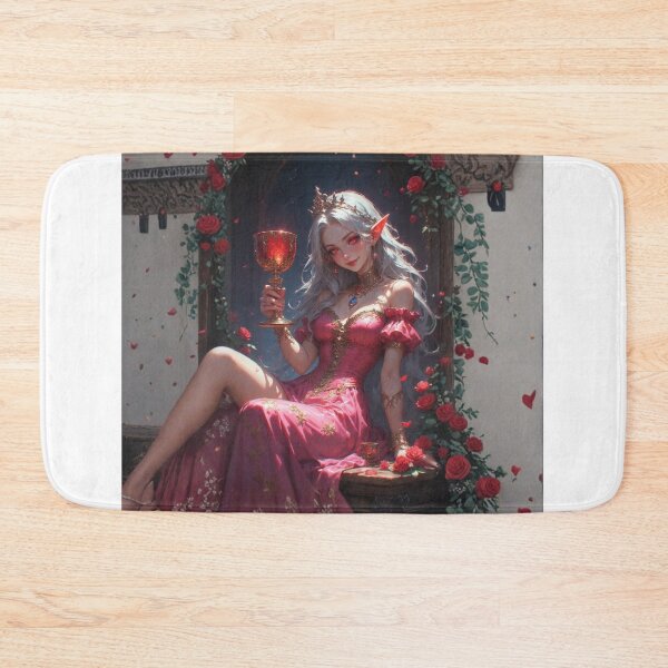 Item preview, Elven Rose Queen with Crimson Chalice designed and sold by RED-MOUSE.