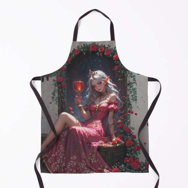 Item preview, Elven Rose Queen with Crimson Chalice designed and sold by RED-MOUSE.