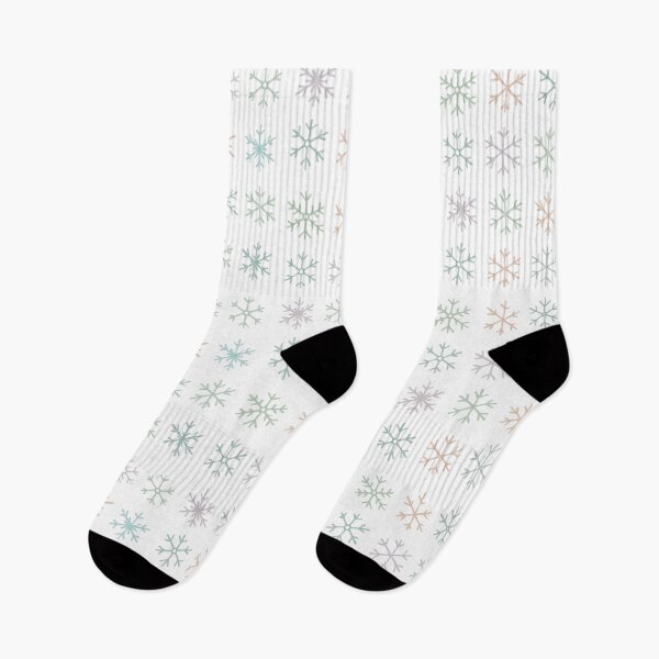 Item preview, pastel snowflakes designed and sold by The Cozy Cauldron.