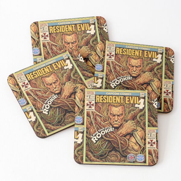 Item preview, Resident Evil 4  Jack Krauser Comic Retro Gaming Art  designed and sold by Back2Collage.