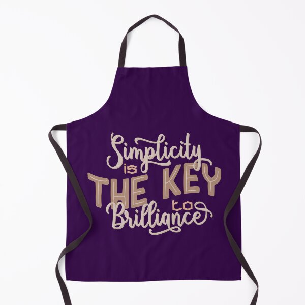 Item preview, Simplicity Is The Key To Brilliance | Clarity, Efficiency & Essentialism Quote designed and sold by Maltachi Designs.