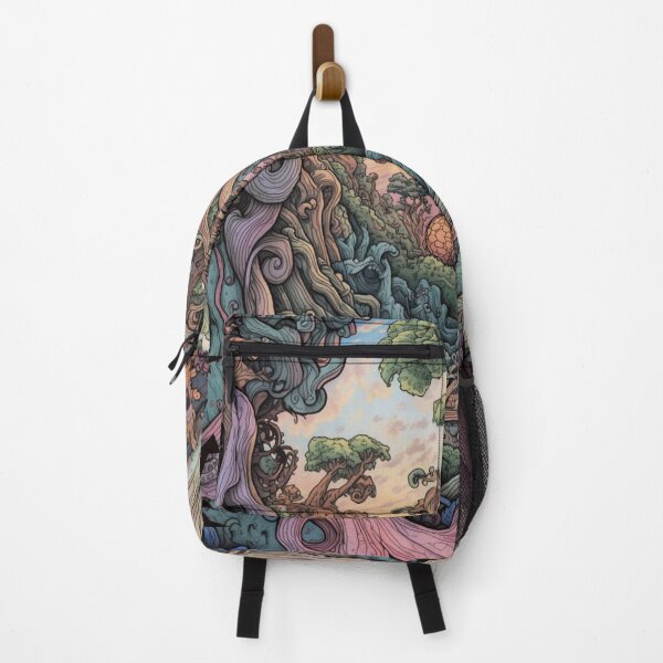 Item preview, Psychedelic Nature Illustration – Trippy Organic and Floral Art designed and sold by RebelDropAlternative.