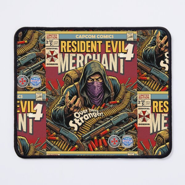 Item preview, Resident Evil 4 Merchaant Comic Retro Gaming Art  designed and sold by Back2Collage.