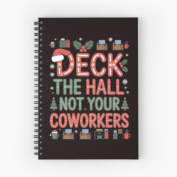Item preview, Deck the Hall Not Your Coworkers – Holiday Humor for Colleagues designed and sold by Redgiant87x.