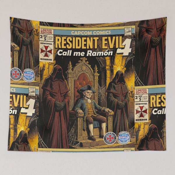 Item preview, Resident Evil 4 Ramon Comic Retro Gaming Art  designed and sold by Back2Collage.