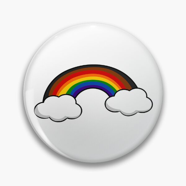 Item preview, Proud Rainbow in the Clouds Pride Flag designed and sold by HarveyHandcraftsandDesigns.