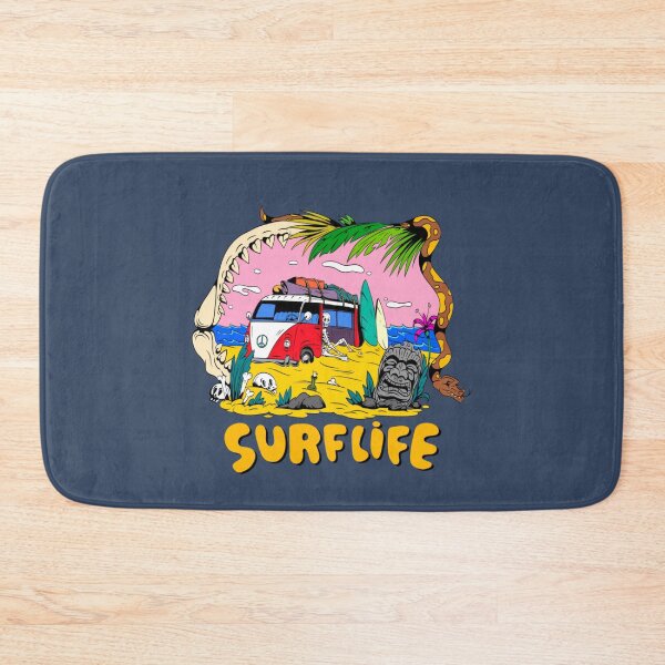 Item preview, Surf Life Retro Van Island designed and sold by Oniyasha.