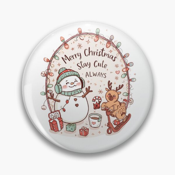 Item preview, Cute Merry Christmas Stay Cute Always Design designed and sold by Jocamedahub.