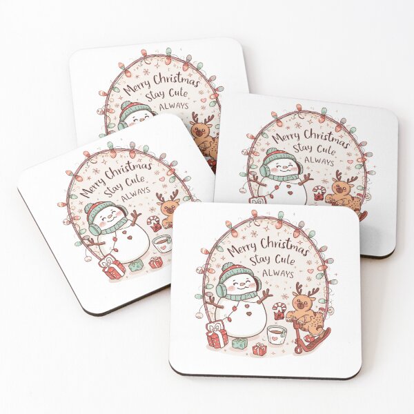 Item preview, Cute Merry Christmas Stay Cute Always Design designed and sold by Jocamedahub.