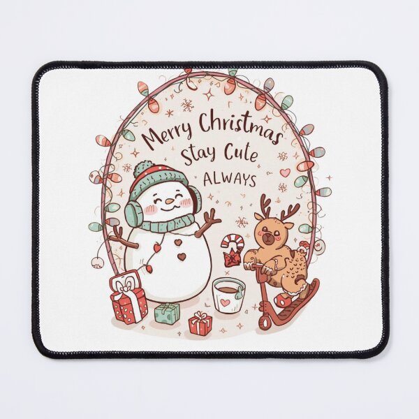 Item preview, Cute Merry Christmas Stay Cute Always Design designed and sold by Jocamedahub.